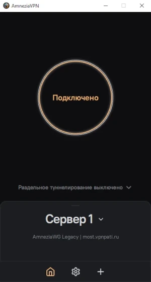 Amnezia VPN на Windows 10 и 11